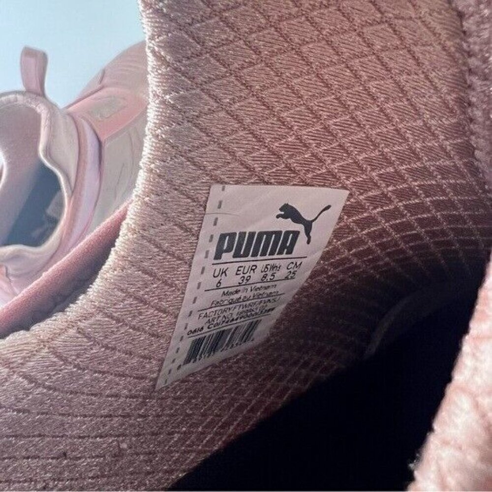 Puma Fierce Metallic Sneaker Trainer Rose Gold Women's Athletic Shoes 8.5 - Picture 10 of 10